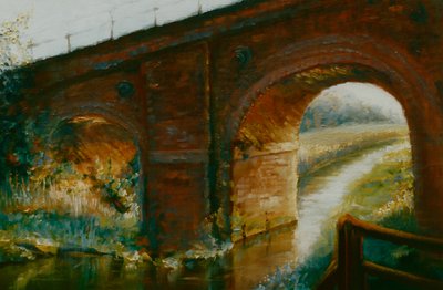Arcos Ferroviários, 1997 (óleo sobre papel) de Lee Campbell
